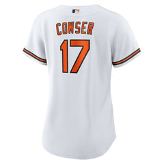 Colton Cowser Baltimore Orioles Women's Home Replica Jersey - White