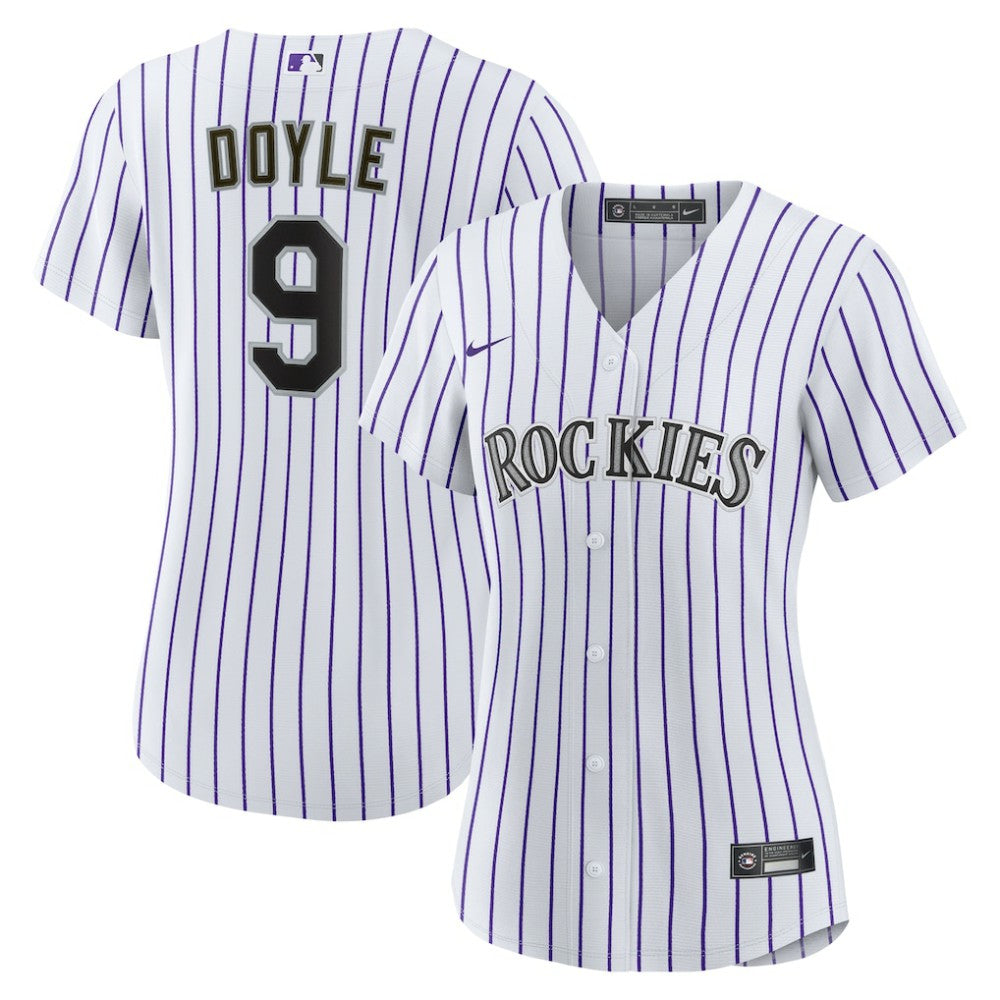Brenton Doyle Colorado Rockies Women's Home Replica Jersey - White