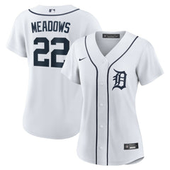 Parker Meadows Detroit Tigers Women's Home Replica Jersey - White