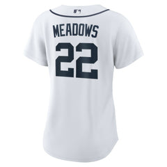 Parker Meadows Detroit Tigers Women's Home Replica Jersey - White