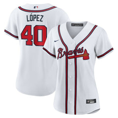 Reynaldo Lopez Atlanta Braves Women's Home Replica Jersey - White