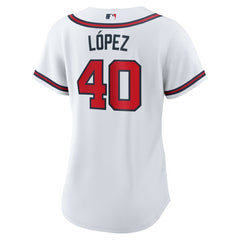 Reynaldo Lopez Atlanta Braves Women's Home Replica Jersey - White