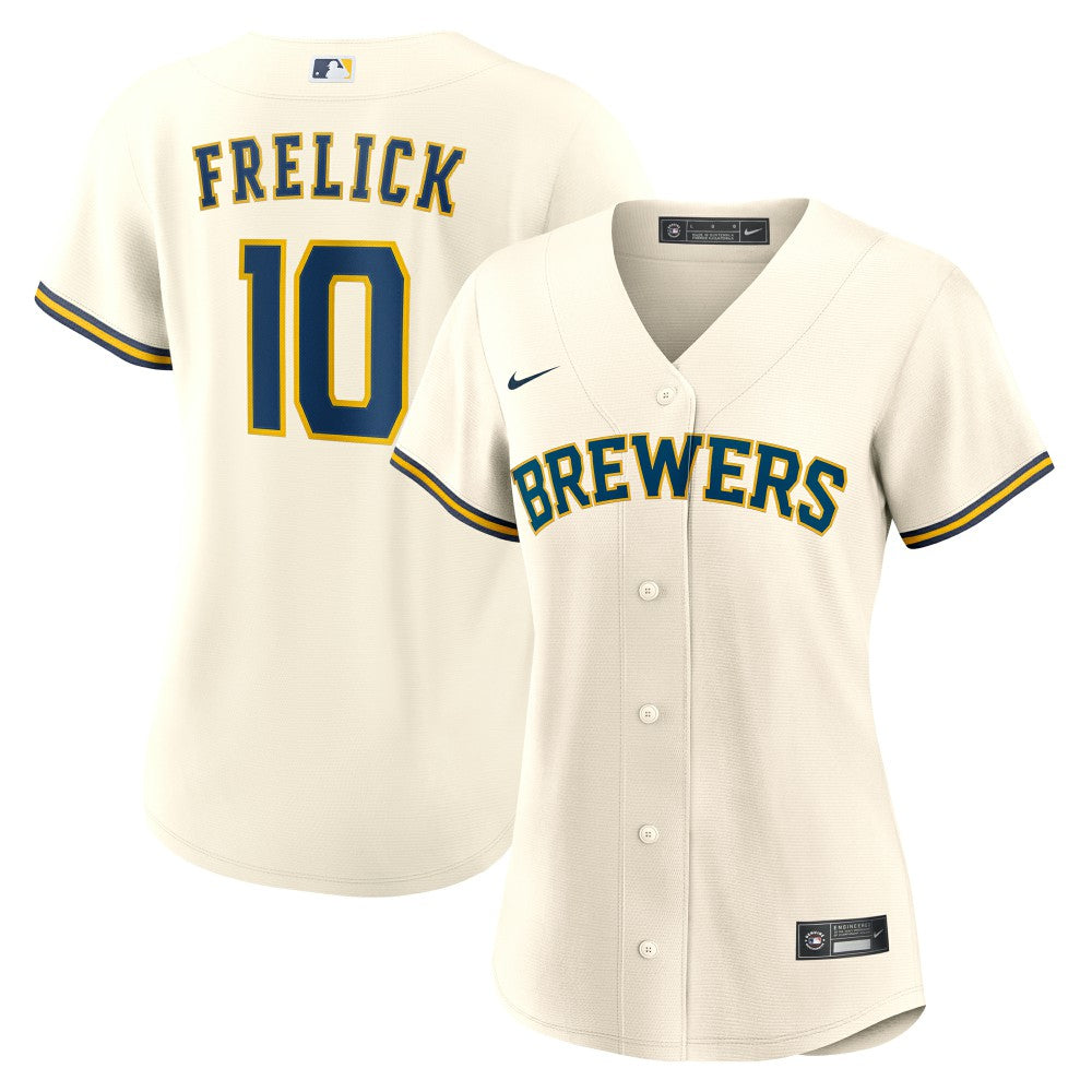 Sal Frelick Milwaukee Brewers Women's Home Replica Jersey - Cream