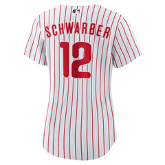 Kyle Schwarber Philadelphia Phillies Women's Home Replica Jersey White | Nike