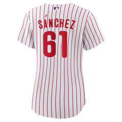 Cristopher Sanchez Philadelphia Phillies Women's Home Replica Jersey White | Nike