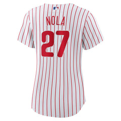 Aaron Nola Philadelphia Phillies Women's Home Replica Jersey - White