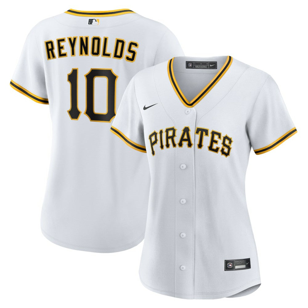 Bryan Reynolds Pittsburgh Pirates Women's Home Replica Jersey - White