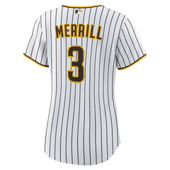 Jackson Merrill San Diego Padres Women's Home Replica Jersey White | Nike