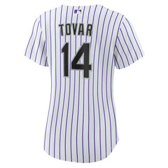 Ezequiel Tovar Colorado Rockies Women's Home Replica Jersey - White