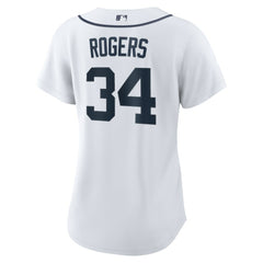 Jake Rogers Detroit Tigers Women's Home Replica Jersey - White