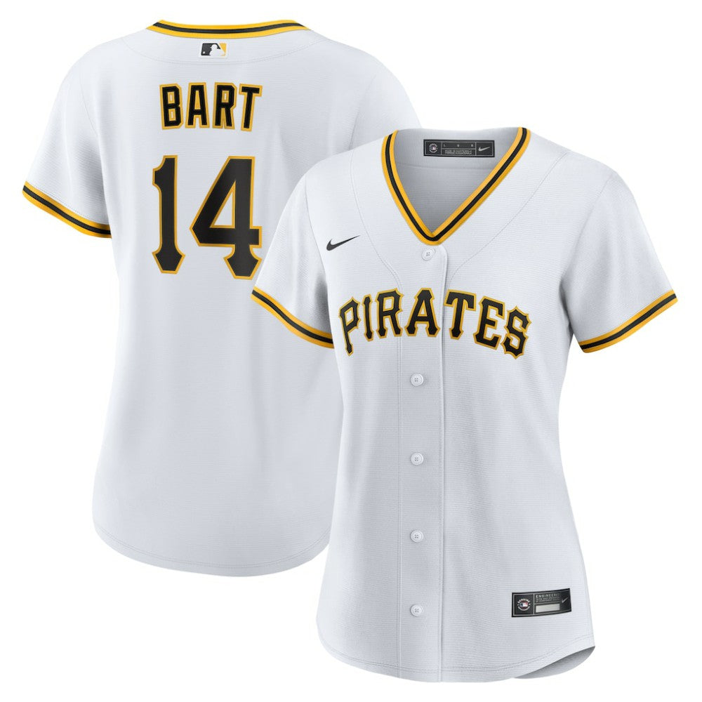 Joey Bart Pittsburgh Pirates Women's Home Replica Jersey - White