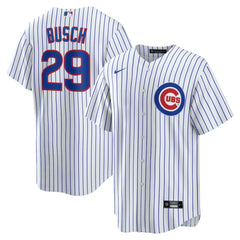 Michael Busch Chicago Cubs Home Replica Jersey White | Nike
