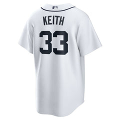 Colt Keith Detroit Tigers Home Replica Jersey - White