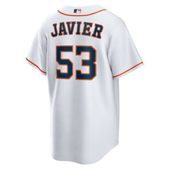 Cristian Javier Houston Astros Home Replica Jersey - White
