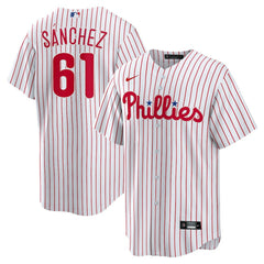 Cristopher Sanchez Philadelphia Phillies Home Replica Jersey - White