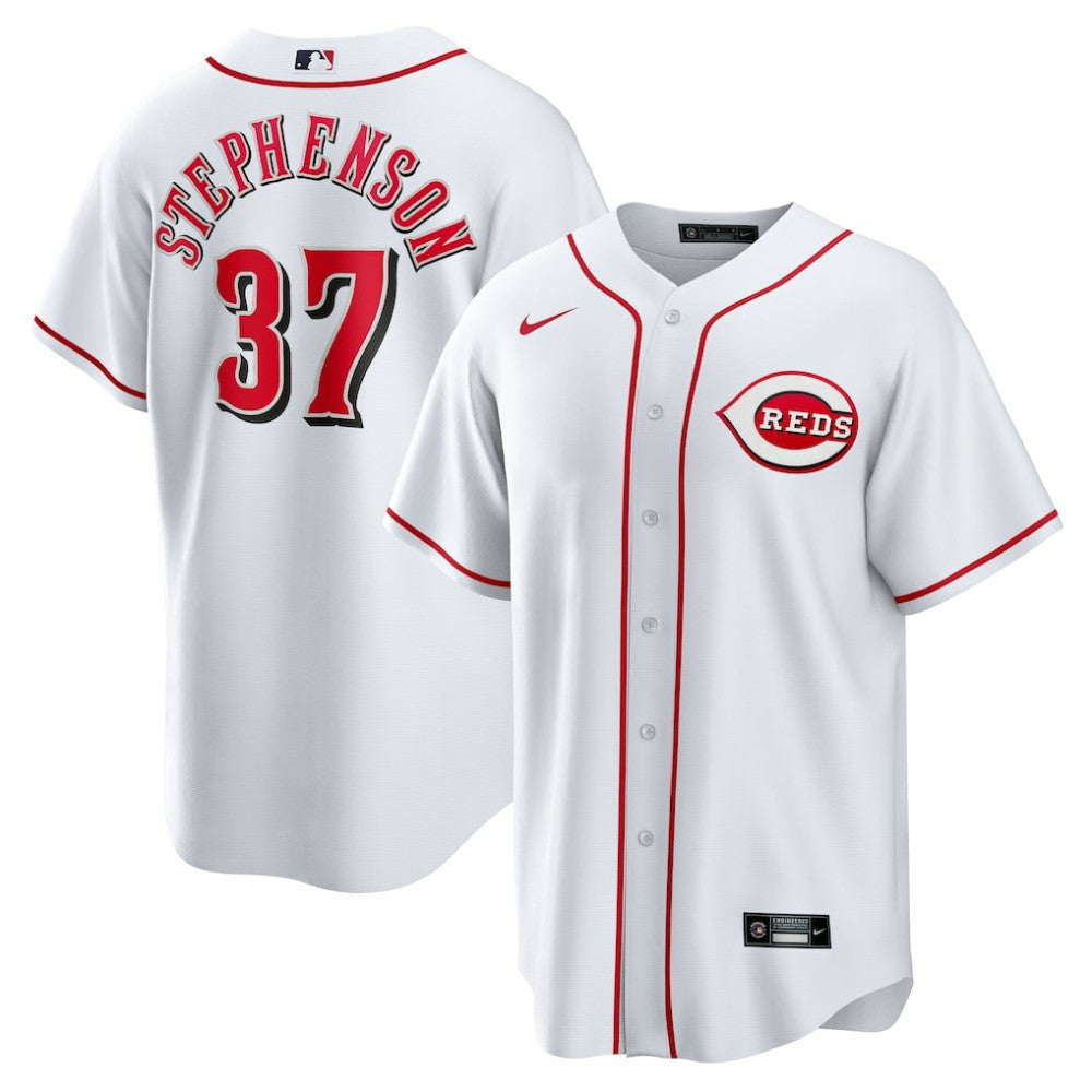 Tyler Stephenson Cincinnati Reds Home Replica Jersey - White