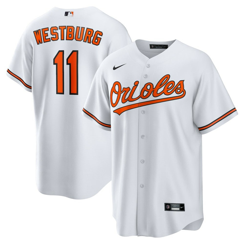 Jordan Westburg Baltimore Orioles Home Replica Jersey - White