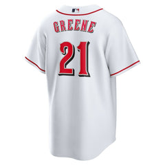 Hunter Greene Cincinnati Reds Home Replica Jersey - White
