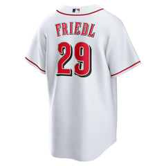 TJ Friedl Cincinnati Reds Home Replica Jersey - White