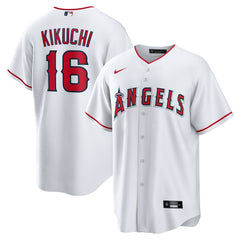 Yusei Kikuchi Los Angeles Angels Home Replica Jersey - White