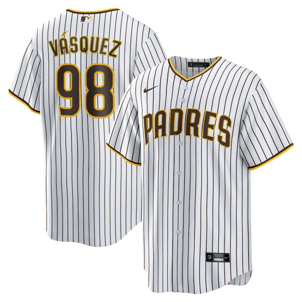 Randy Vasquez San Diego Padres Home Replica Jersey White | Nike