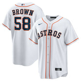Hunter Brown Houston Astros Home Replica Jersey - White