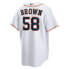 Hunter Brown Houston Astros Home Replica Jersey - White