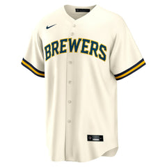 Joey Ortiz Milwaukee Brewers Home Replica Jersey - White