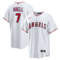 Jo Adell Los Angeles Angels Home Replica Jersey - White