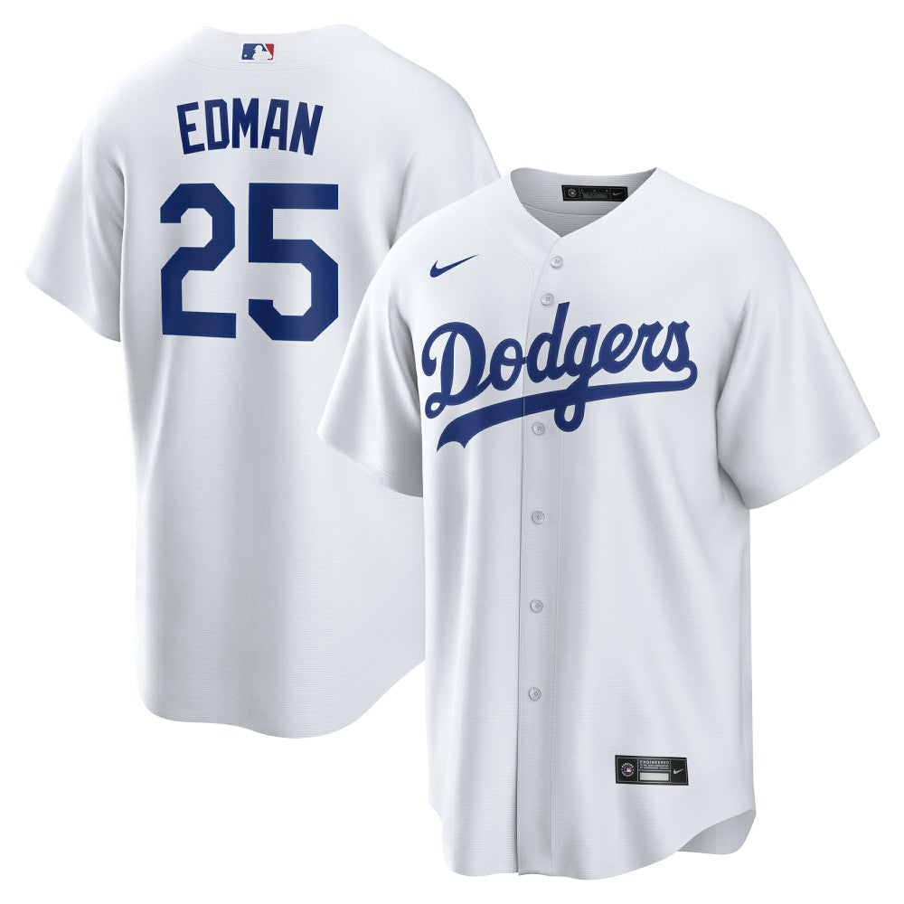 Tommy Edman Los Angeles Dodgers Home Replica Jersey White | Nike