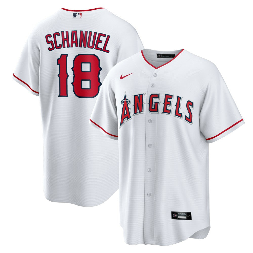 Nolan Schanuel Los Angeles Angels Home Replica Jersey - White