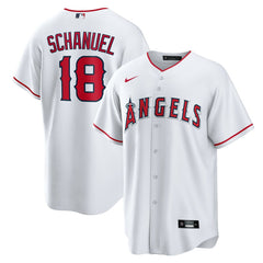 Nolan Schanuel Los Angeles Angels Home Replica Jersey - White