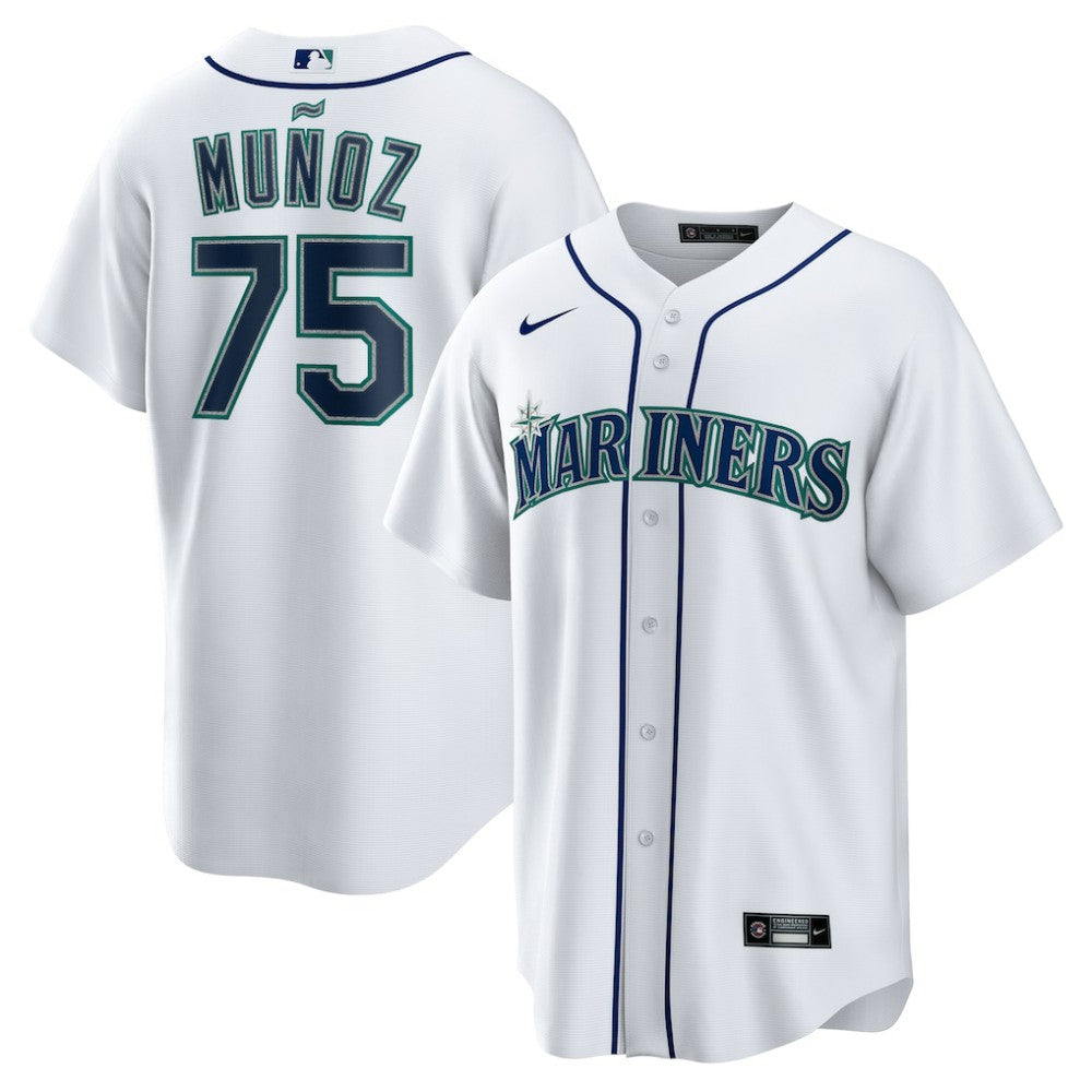 Andres Munoz Seattle Mariners Home Replica Jersey - White