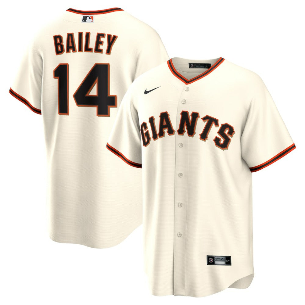 Patrick Bailey San Francisco Giants Home Replica Jersey - Cream