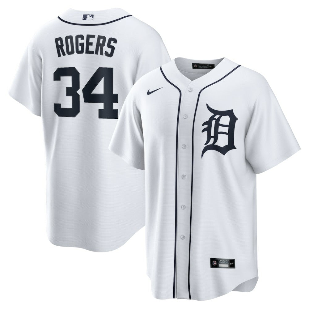 Jake Rogers Detroit Tigers Home Replica Jersey - White