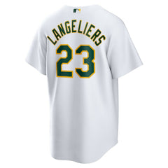 Shea Langeliers Athletics Home Replica Jersey - White