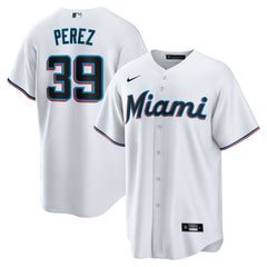 Eury Perez Miami Marlins Home Replica Jersey White | Nike