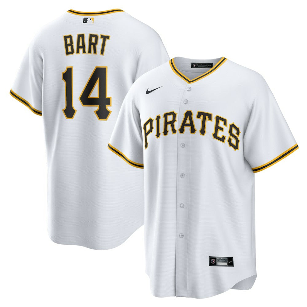 Joey Bart Pittsburgh Pirates Home Replica Jersey - White