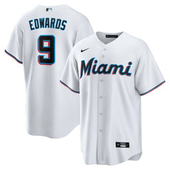 Xavier Edwards Miami Marlins Home Replica Jersey - White