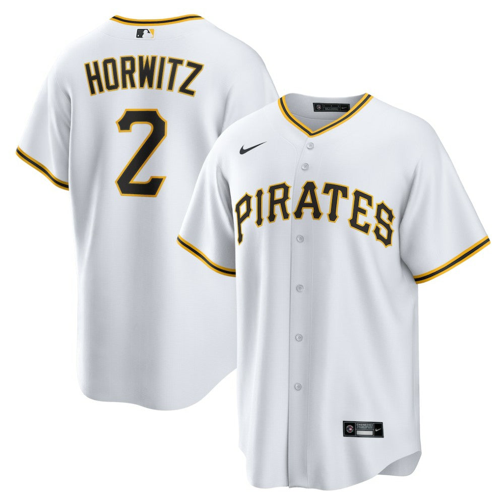 Spencer Horwitz Pittsburgh Pirates Home Replica Jersey - White