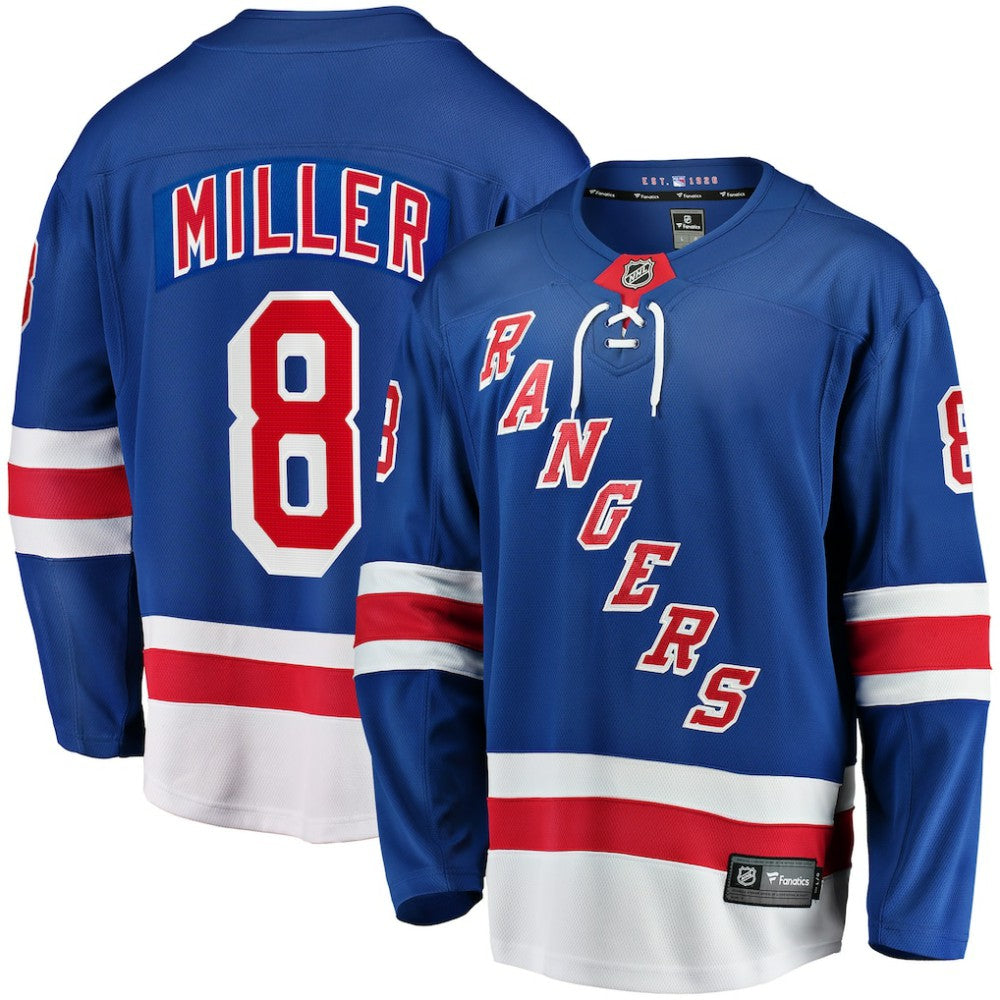 J.T. Miller New York Rangers Fanatics Home Breakaway Jersey Blue