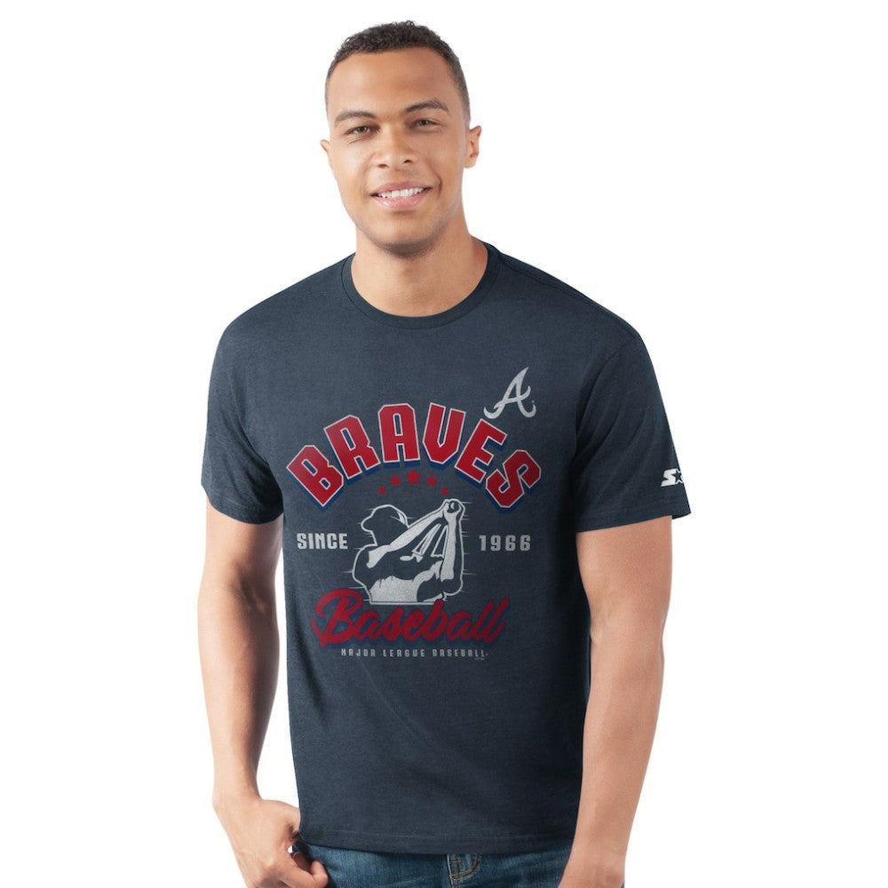 Atlanta Braves Starter Prime Time Batter T-Shirt Navy