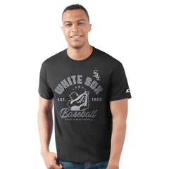 Chicago White Sox Starter Prime Time Batter T-Shirt Heather Black