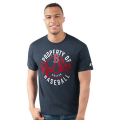 Boston Red Sox Starter Prime Time Property Of T-Shirt Navy