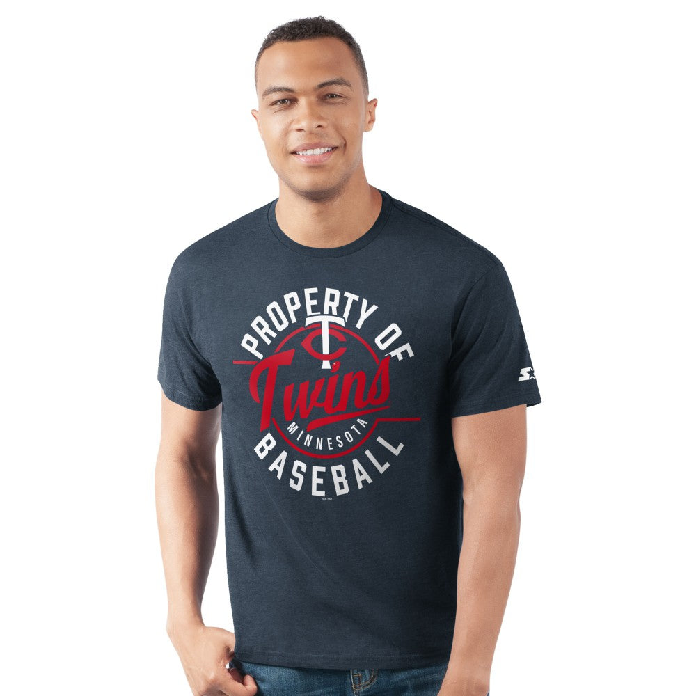 Minnesota Twins Starter Prime Time Property Of T-Shirt Navy