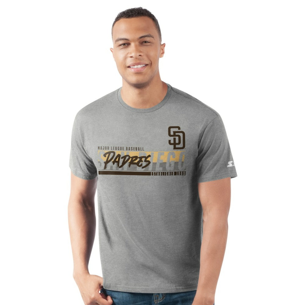 San Diego Padres Starter Prime Time Team T-Shirt Heather Gray