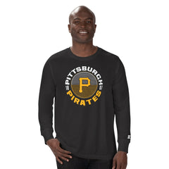 Pittsburgh Pirates Starter Halftime Long Sleeve T-Shirt Black