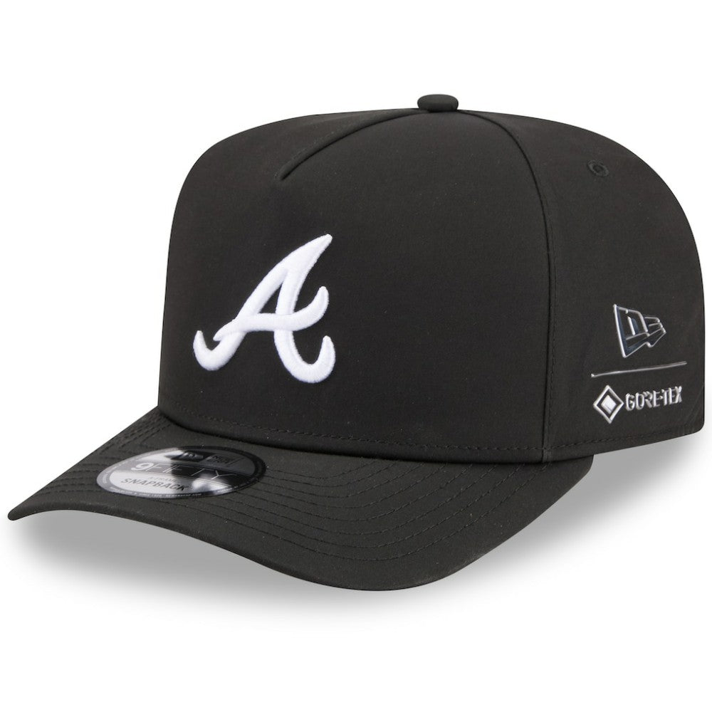 Atlanta Braves x GORE-TEX A-Frame 9FIFTY Adjustable Hat Black | New Era