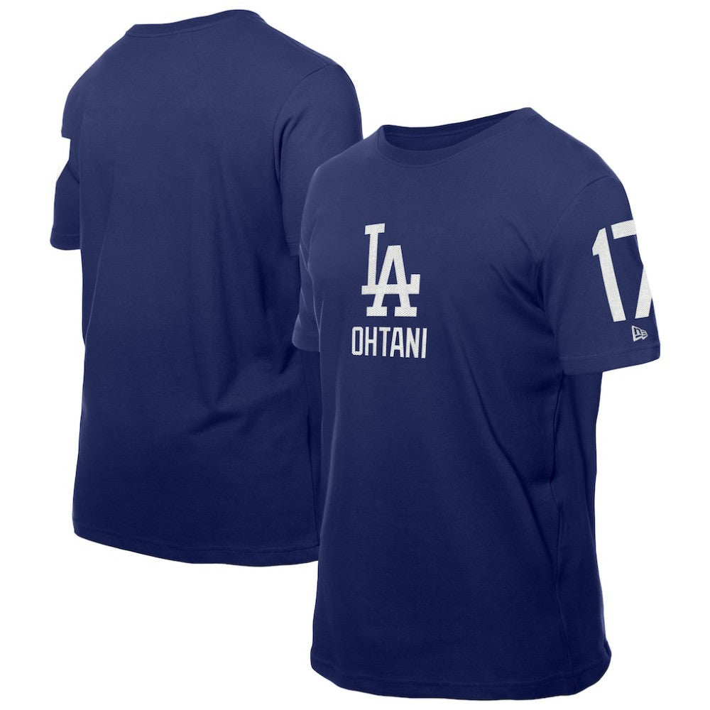 Shohei Ohtani Los Angeles Dodgers Design Lab Name & Number T-Shirt Royal | New Era