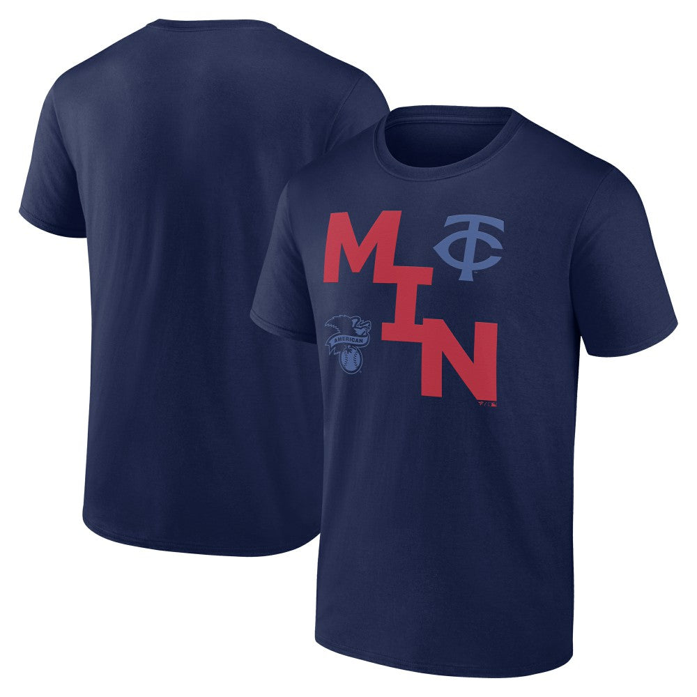 Minnesota Twins Record Shattered T-Shirt Navy